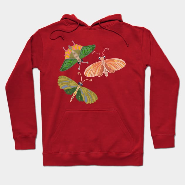 Colorful butterflies Hoodie by Floflo art